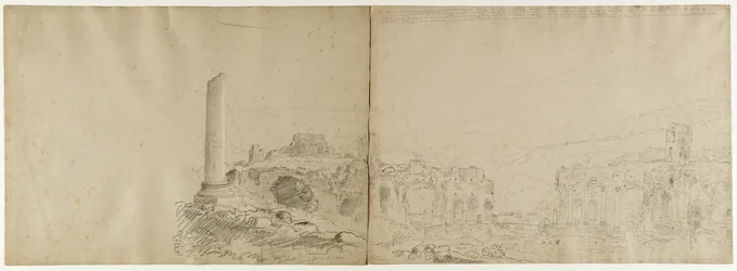 Der Ätna von Taormina, Sizilien, 1842